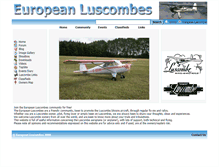 Tablet Screenshot of europeanluscombes.org.uk